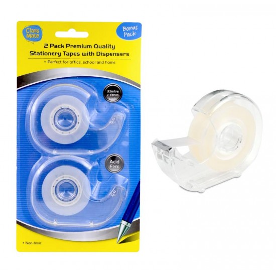 2PK Stationary Tape Dispenser Set