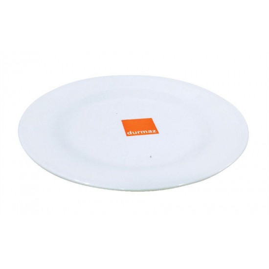 White Melamine 8' Round Side Plate