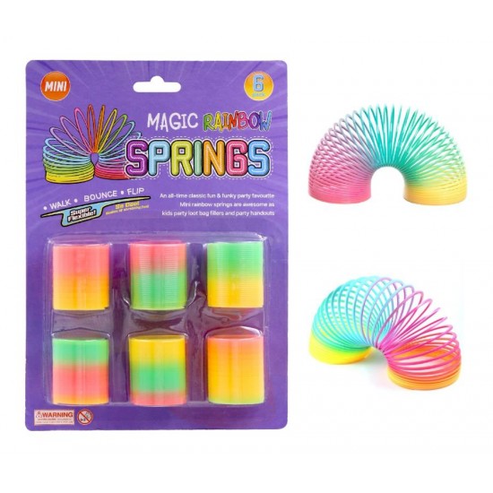 Mini Neon Magic Springs-6PK