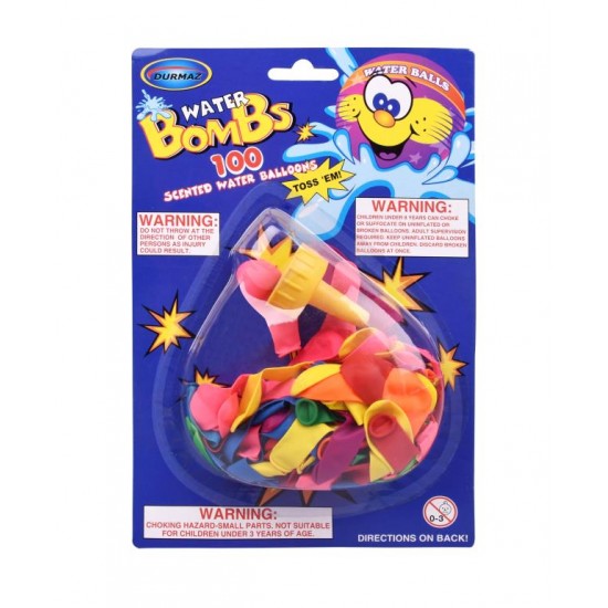 100PK Water Bombs with Funnel