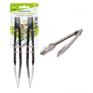 Stainless Steel Tongs - 9' -Twin Pack