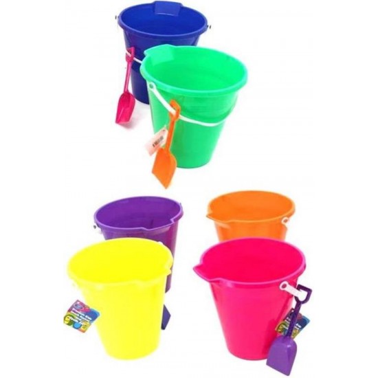 Beach Bucket W/Shovel Set