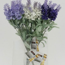Lavender Artificial Flower - 3 Assorted Colours