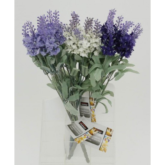 Lavender Artificial Flower - 3 Assorted Colours