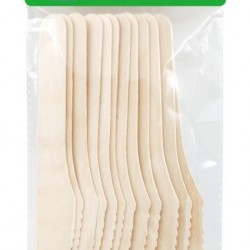 ECO Wooden Cutlery - Knifes-12PK