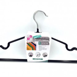 5PK Anti Slip Series Coated Wire Hangers