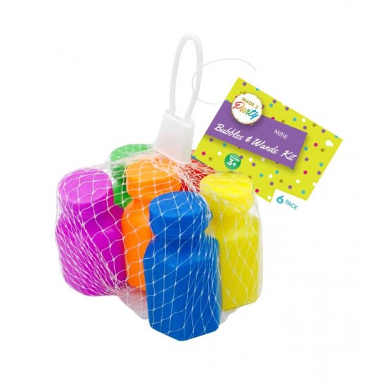 Loot Bag Party Fillers (Net Range) - Mini Bubble Kit- 6PK