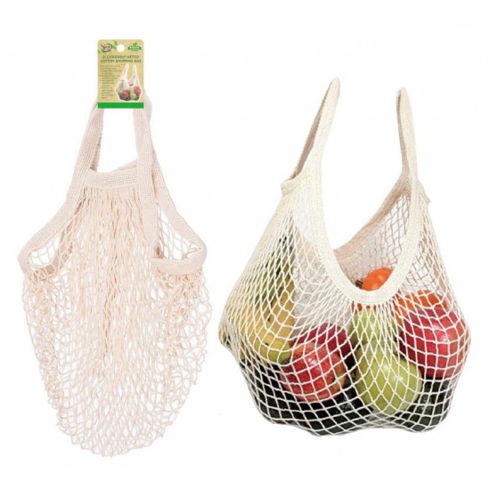 Natural Cotton Net Series Tote Shopping Bag