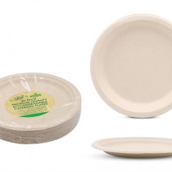 ECO Biodegradable Catering Plates - Round 9"-30PK