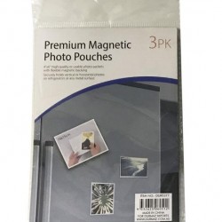 3PK Magnetic Photo Pouches