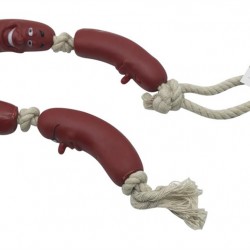 3 Sausage Rope Pet Playing Toy