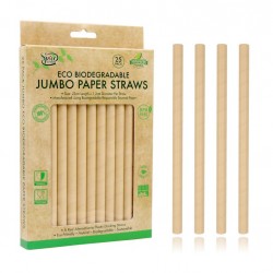 ECO Biodegradable Series Drinking Straws-25PK