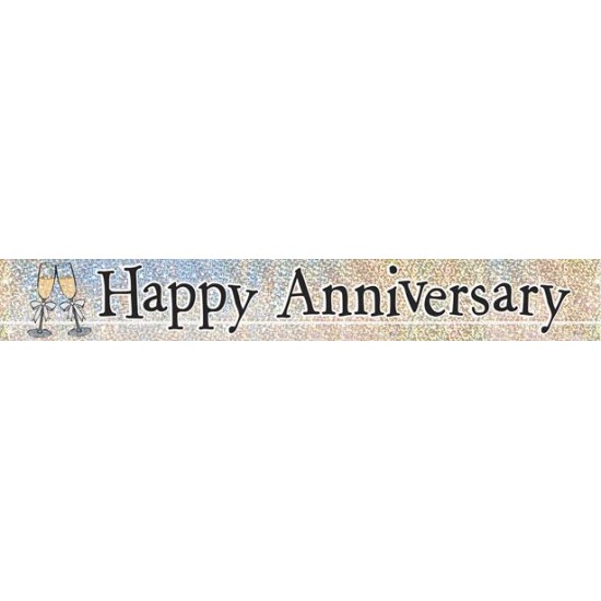 ANNIVERSARY PRISM BANNER 12ft