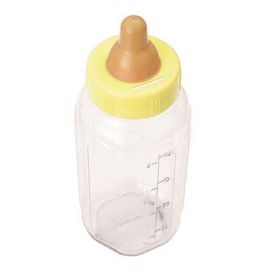 BABY BOTTLE BANK 11" - YELLOW