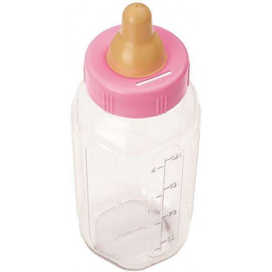 BABY BOTTLE BANK 11" - PINK