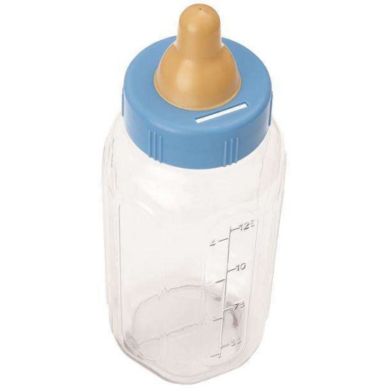 BABY BOTTLE BANK 11" - BLUE