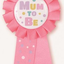 MUM TO BE AWARD RIBBON - PINK