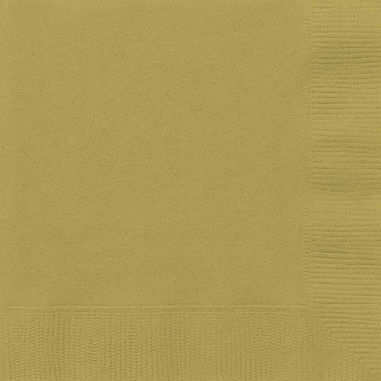 GOLD 20 LUNCH NAPKINS