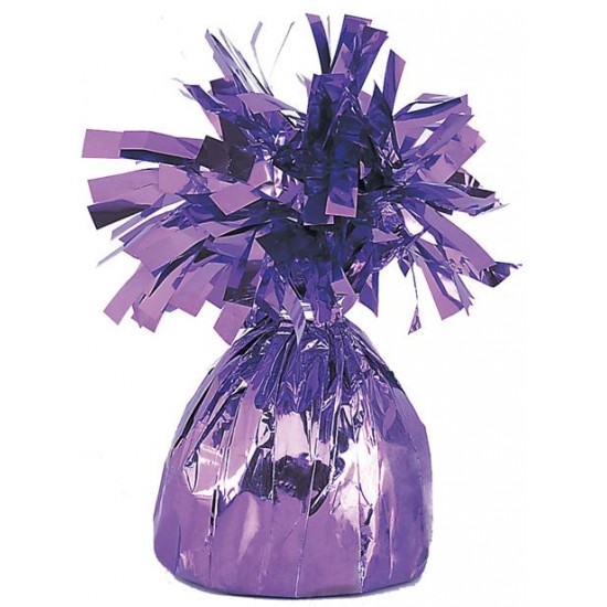 FOIL BALLOON WGT - LAVENDER