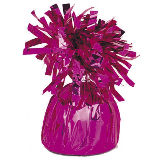 FOIL BALLOON WGT - HOT PINK