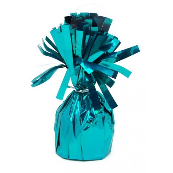 FOIL BALLOON WGT - CARIB TEAL