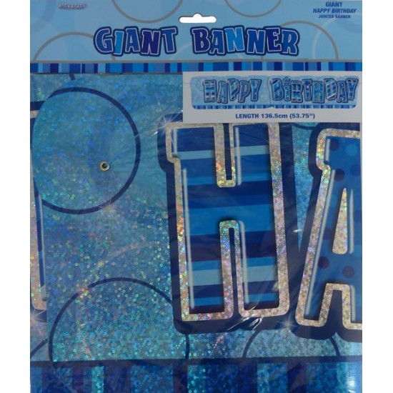 GLITZ BLUE GIANT H/B BANNER