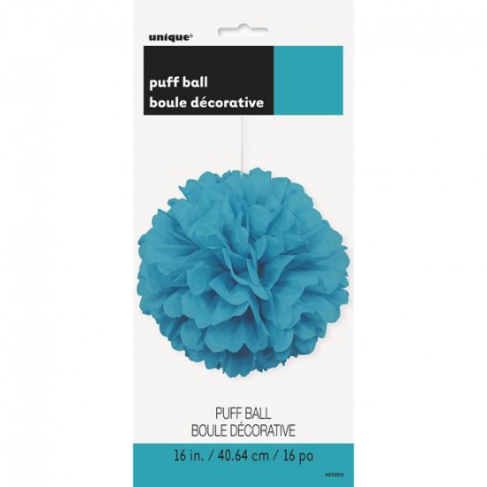 PUFF DECOR 40cm-CARIBBEAN TEAL