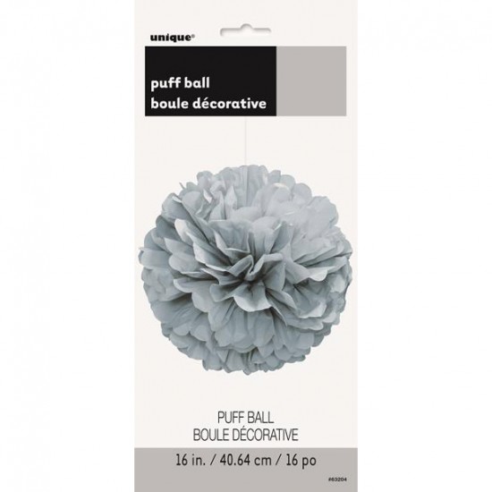 PUFF DECOR 40cm - SILVER