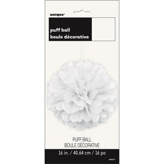 PUFF DECOR 40cm - WHITE