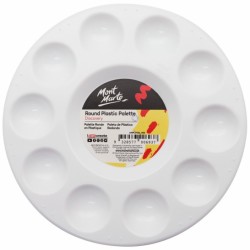 MM Round Plastic Palette 17cm