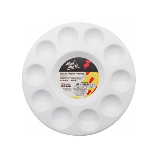 MM Round Plastic Palette 17cm