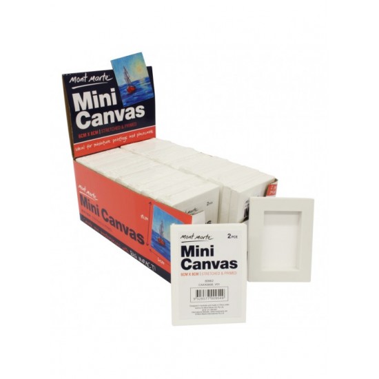 MM Mini Canvas 6x8cm 2pc