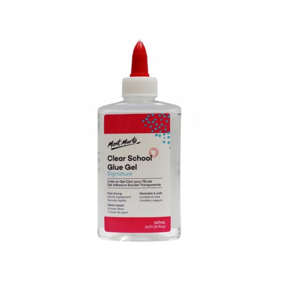 MM Clear School Glue Washable 147ml