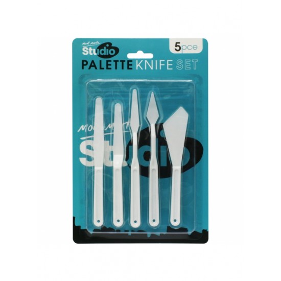 MM Plastic Palette Knife Set 5pc