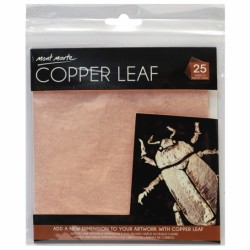 MM Copper Leaf 14x14cm 25 sheets