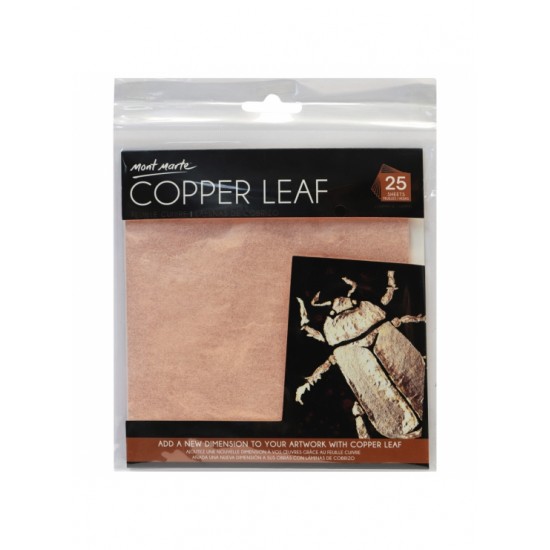 MM Copper Leaf 14x14cm 25 sheets