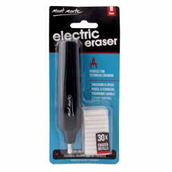 MM Electric Eraser with 30pc Erasers