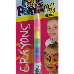 MM Kids Face Painting Nail Crayons - Neon