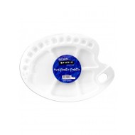 MM Oval Plastic Palette 34x25cm