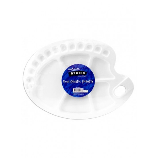 MM Oval Plastic Palette 34x25cm