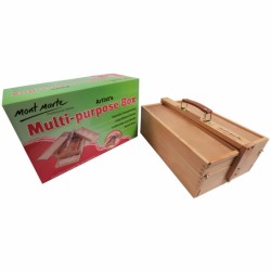 MM Multi-Purpose Art Box Wood