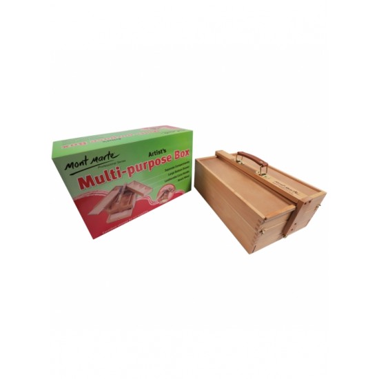 MM Multi-Purpose Art Box Wood