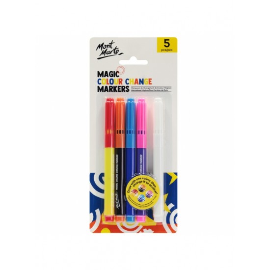 MM Magic Colour Change Markers 5pc