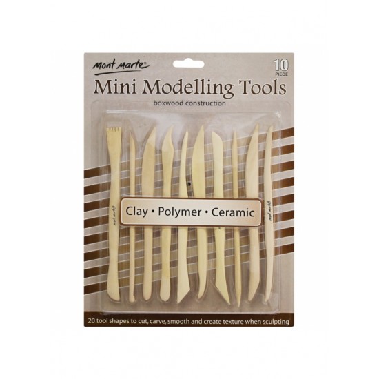 MM Mini Modelling Tools Boxwood 10pc