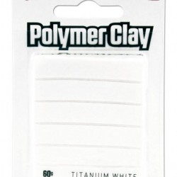 MM Make n Bake Polymer Clay 60g - Titanium White