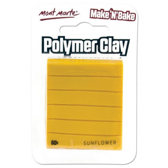 MM Make n Bake Polymer Clay 60g - Sunflower