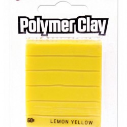 MM Make n Bake Polymer Clay 60g - Lemon Yellow