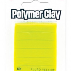 MM Make n Bake Polymer Clay 60g - Fluro Yellow