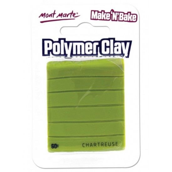 MM Make n Bake Polymer Clay 60g - Chartreuse