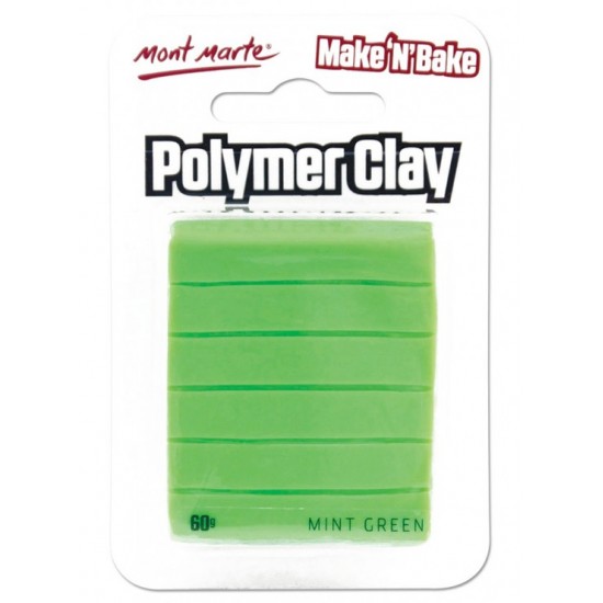 MM Make n Bake Polymer Clay 60g - Mint Green